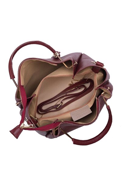 myOwn Women's genuine leather bag Fabiana red