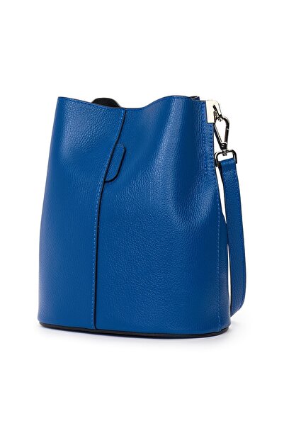 myOwn Women's bag made of leather Mimosa blue
