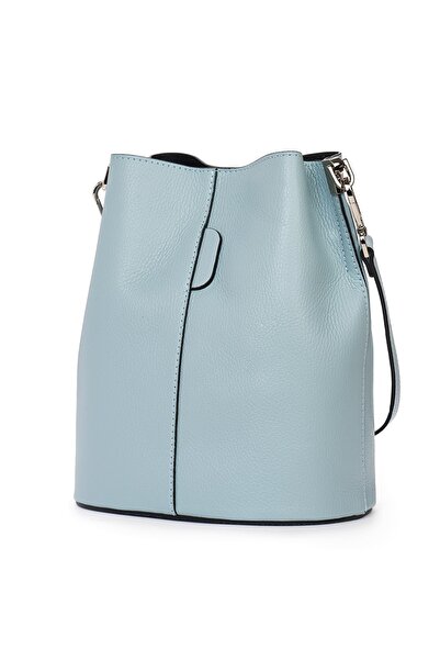 myOwn Women's bag made of leather Mimosa blue