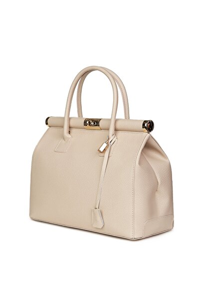 myOwn Bianca cream genuine leather bag