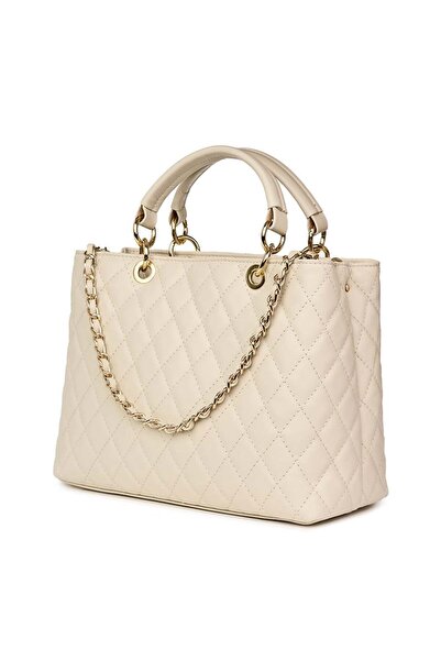 myOwn Gisella cream quilted leather bag