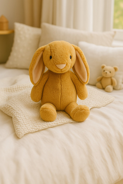 HUA Uzun Kulaklı Yumuşak Tavşan Peluş Oyuncak – Uyku Arkadaşı - Yumuşak, Uzun...
