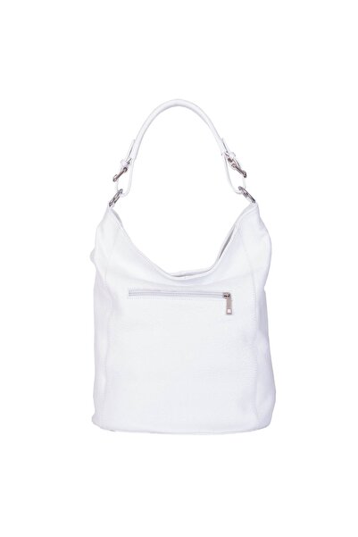 myOwn Women's bag made of leather Silvia white