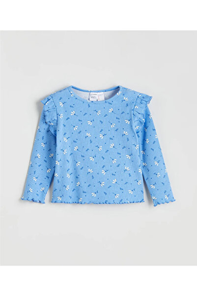LC Waikiki Lcw Eco Printed Girl's Blouse and Leggings 2-Pack
