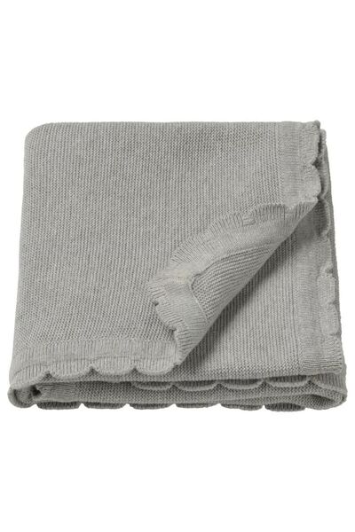 Generic Baby blanket, mesh/grey, 70x90 cm