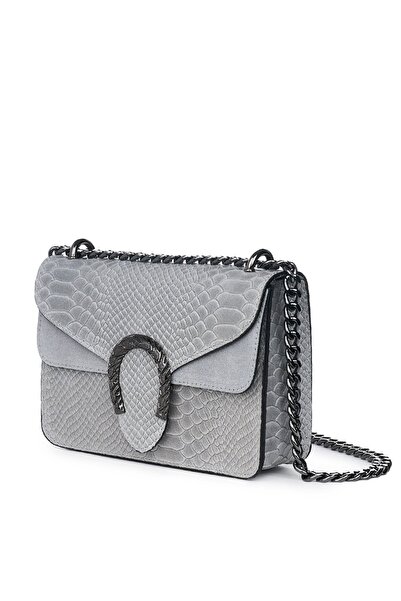 myOwn Γυναικεία τσάντα χειρός από γνήσιο δέρμα Diane γκρι