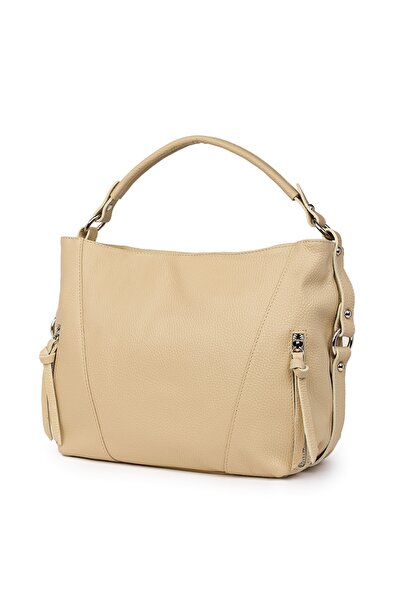 myOwn Geantă de damă din piele naturală Samira crem