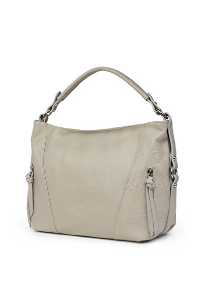 myOwn Geantă de damă din piele naturală Samira gri