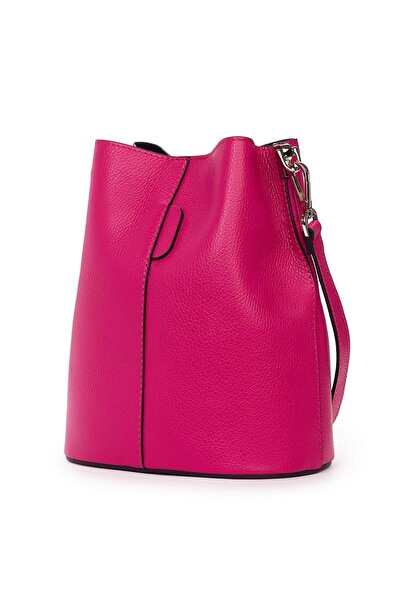 myOwn Geantă de damă din piele naturală Mimosa fuchsia