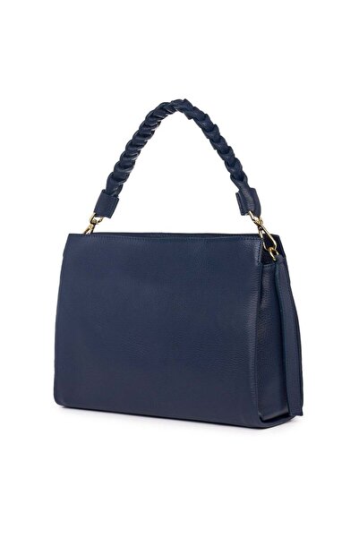 myOwn Women's genuine leather bag Natalia navy blue
