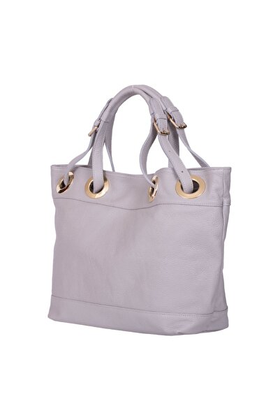 myOwn Women's handbag made of genuine leather Stella gray