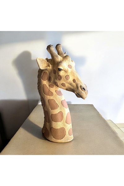 pigmalion home decor Zürafa heykeli, Dekoratif biblo