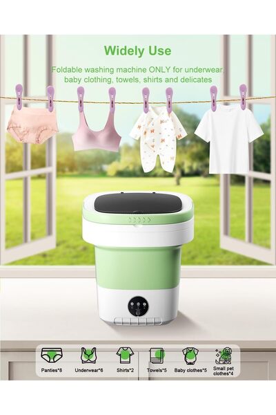 Bonjour Portable Washing Machine, Mini Washer, Foldable Washer