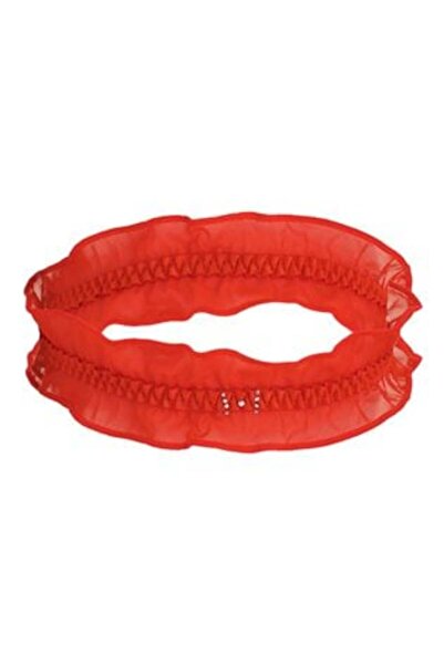 Silver Star Red Garter with Silver Rhinestones for Women