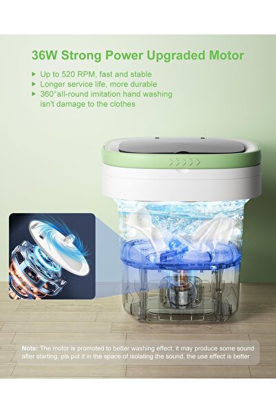 Bonjour Portable Washing Machine, Mini Washer, Foldable Washer
