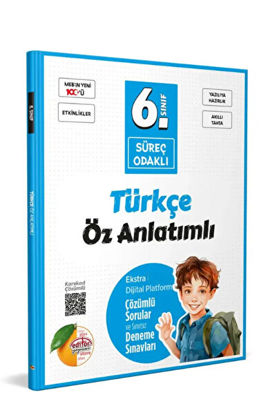 Editör Yayınevi EDİTÖR 6.Sınıf Süreç Odaklı Öz Anlatımlı
