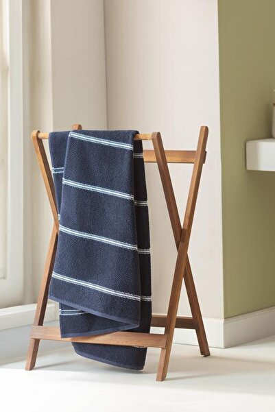 Madame Coco New Season Sidonie Bath Towel - Dark Blue