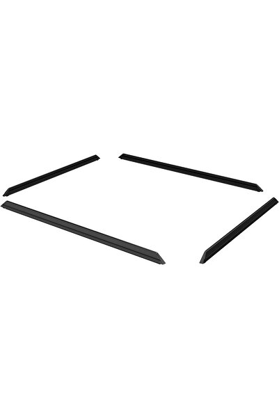 Thule Set of 4 Side Profiles, Railings for Roof Rack, THULE, 92x100, Black