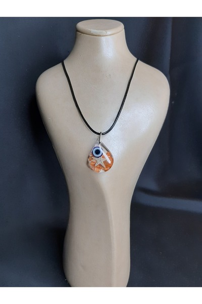 MRYart Starfish Drop Epoxy Necklace
