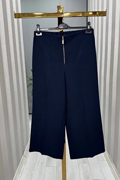 Sentez Pantaloni Queen cu picioare largi, scurti, bleumarin 5565