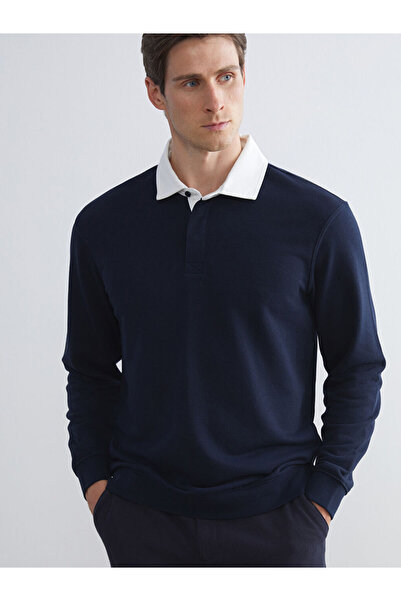 LC Waikiki Λαμπερές επιλογές από το Shining Store |   Ανδρικό φούτερ με γιακά πόλο