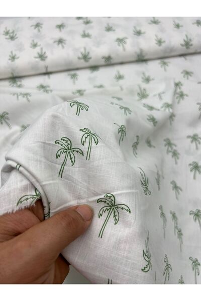 Kumaş Sevdası Patterned Cotton Linen Width 150 cm Dress Shirt Tunic Etc.