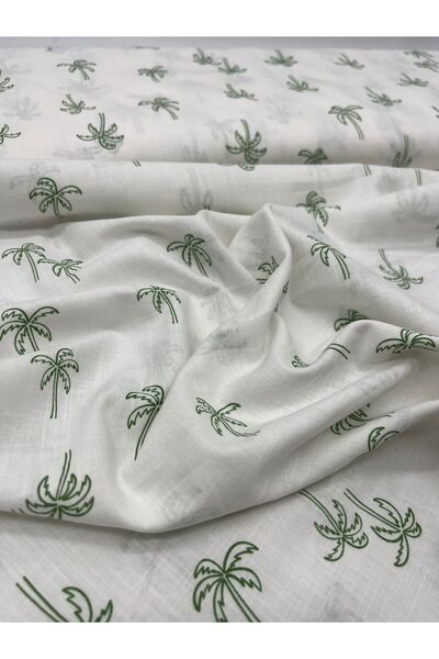 Kumaş Sevdası Patterned Cotton Linen Width 150 cm Dress Shirt Tunic Etc.