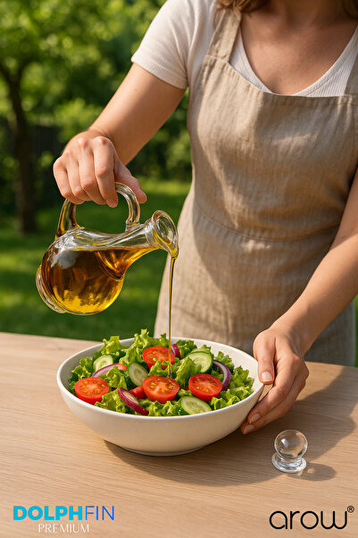DolphFin Premium Yağlık Kırılmaz Şişe Yağdanlık Sirkelik