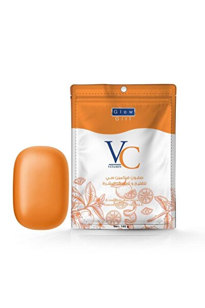 GLOW GİRL صابون جلو جيرل بفيتامين سي لتفتيح البشرة وتنظيفها 100 جرام