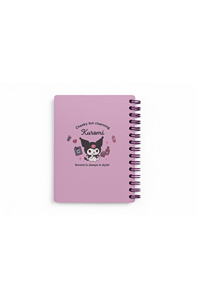 facnspt Sanrio Kuromi Spiral Notebook – Purple Cover, Lined Pages, Original Licensed