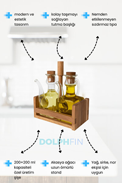 DolphFin Premium Yağlık Özel Stantlı Yağdanlık