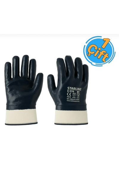 Starline E-370 Nitril Petrolcü Tip İş Eldiveni