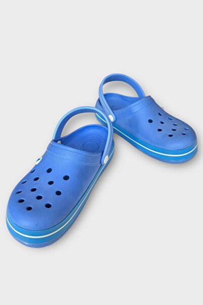 Liger Unisex Confort Medical Nurse Sabo Slippers Blue - White