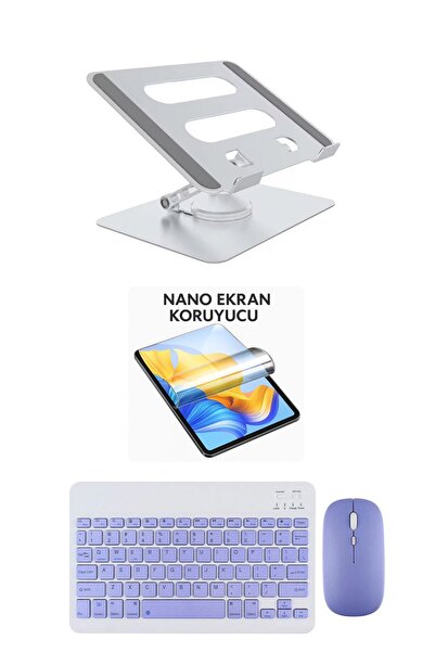 Nomker Nubia Red Magic Nova Uyumlu Stand Ekran Koruyucu Klavye Mouse Set