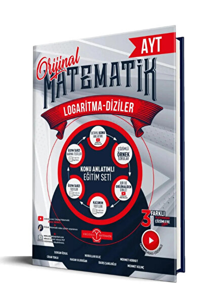 Orijinal Yayınları Orijinal Fasikül AYT Matematik Logaritma - Diziler Konu An...