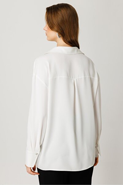 Gilda 4018 Off-Shoulder Loose Shirt