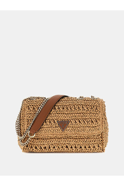 Guess Irene Women's Straw Shoulder Bag