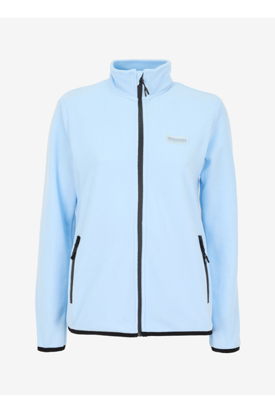 Discovery Expedition Açık Mavi Kadın Dik Yaka Basic Polar Sweatshırt D4WL-SWT3928