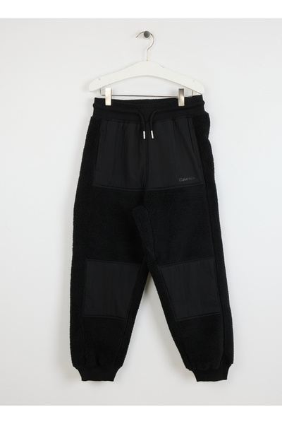 Calvin Klein Lastikli Paça Siyah Erkek Çocuk Eşofman Altı IB0IB02196BEH