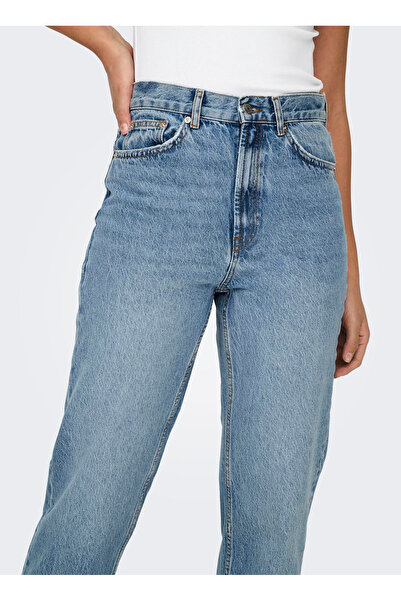ONLY Onlriley Life Жіночі сині джинси - Ex Hw Str Dnm Dot353 Noos 15315031-Mediumblu