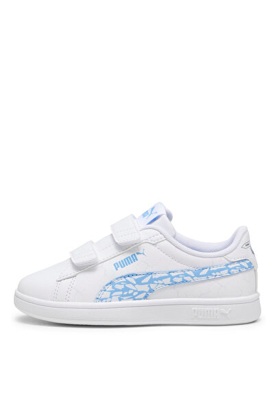 Puma Beyaz Erkek Çocuk Yürüyüş Ayakkabısı 39798901-PumaSmash3.0 LIcyMonster V