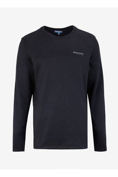 Discovery Expedition D4WM-TST3275 Siyah Erkek Bisiklet Yaka Relaxed T-Shirt