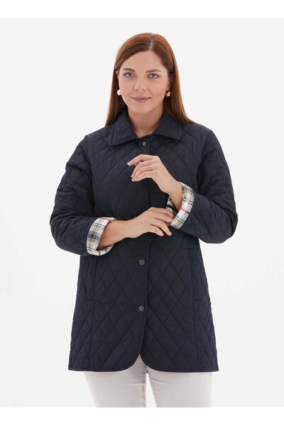 Selen Lacivert Kadın Mont 24KSL6110-BB