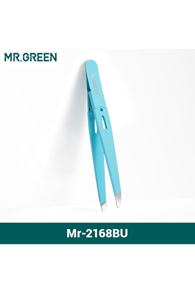 Choice ملقط حواجب MR.GREEN طراز MR-2168OR، أداة تجميل ملونة لإزالة الشعر الدق...