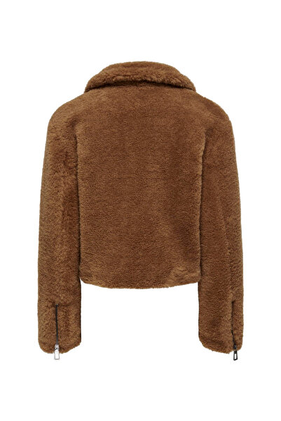 ONLY М'яка тканина Кавовий жіночий пальто Onlverona Teddy Jacket Otw