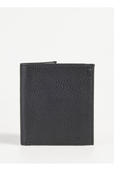 Fabrika Siyah Erkek 8x10x2 cm Deri Cüzdan Frk 341 Flt