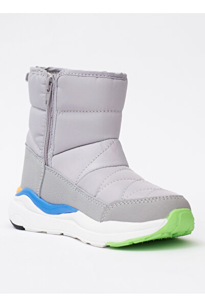 Dudino Kumaş Su İtici + Pu Gri Erkek Çocuk Kar Botu 4W14C106