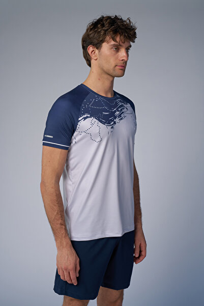 bilcee Чоловіча синя тренувальна футболка 4579