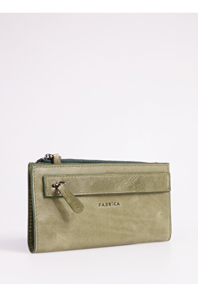 Fabrika Haki Erkek 19x9x3 cm Deri Cüzdan Frk 337 Crayz