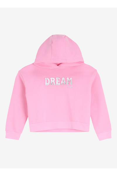 Jeep Pembe Kız Çocuk Baskılı Sweatshirt J4WG-SWT7564 Beden: 11-12 Yaş